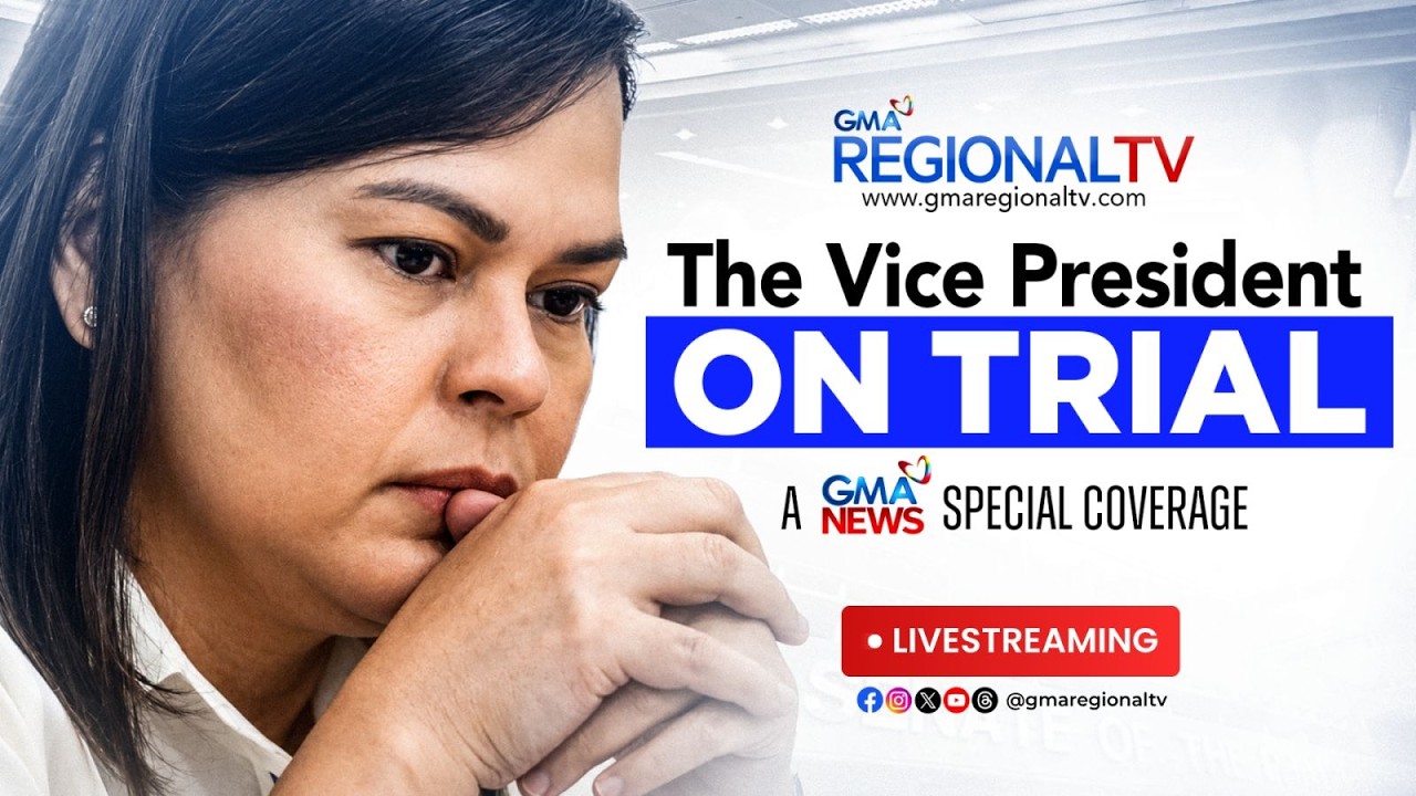 LIVE - Impeachment Trial of VP Sara Duterte - DAY 9 (July 22) -Replay | GMA Regional TV