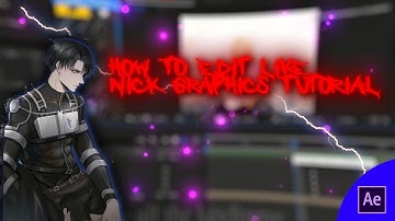 HOW TO EDIT LIKE NICK GRAPHICS TUTORIAL I AFTER EFFECTS TUTORIAL-PART 1 (Free Project File)