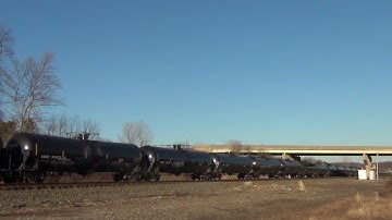 First Video of 2017 - NS 65K at Leetonia, OH with SD60M Leading CSX and CP  1/1/2017