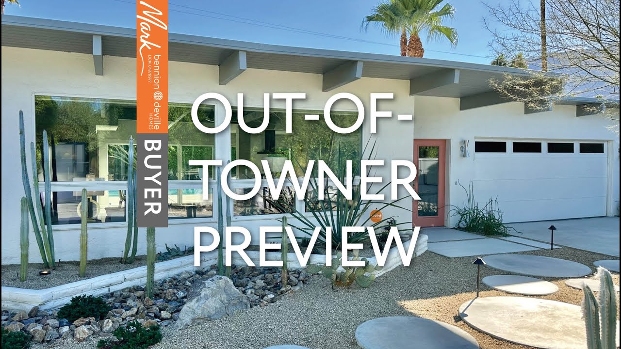 Preview tour of 1155 E Paseo El Mirador, is a 4BD, 3BA home in Palm Springs, CA | Mark Gutkowski