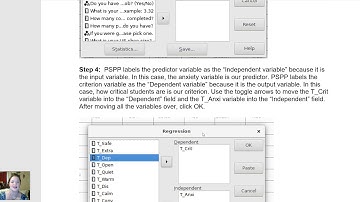 Learning PSPP Guide 9 - Correlation and Regression