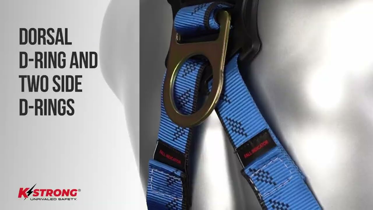 KStrong® Kapture™ Essential 3-Point FBH, 3 D-rings, MB Legs (ANSI