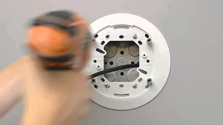 Mounting tip: Installing an AXIS M3007 series camera on a gang or junction box