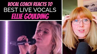 Vocal Coach Reacts to Ellie Goulding Best LIVE Vocals