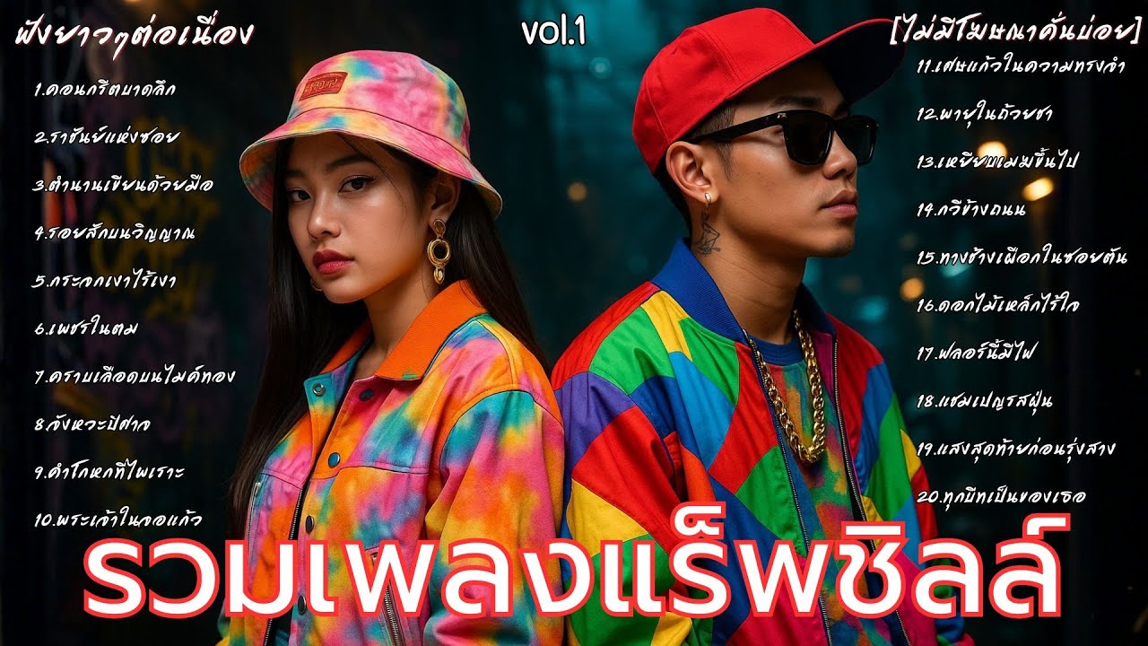 รวมเพลงแร็พ ฮิปฮอป Rap/Hip hop ฟังเพลินยาวๆ ไม่มีโฆษณาคั่นบ่อย - [RAP ZONE V]