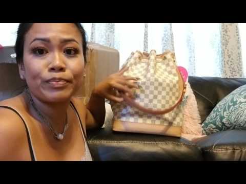 Louis Vuitton Noe Damier Azur from Fashionphile: Unboxing 