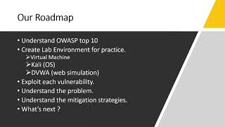 Roadmap to Web Security