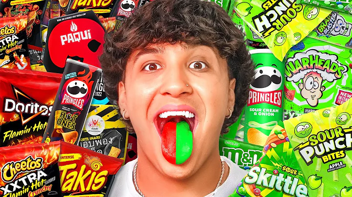 Extreme Spicy VS Sour Snacks Challenge