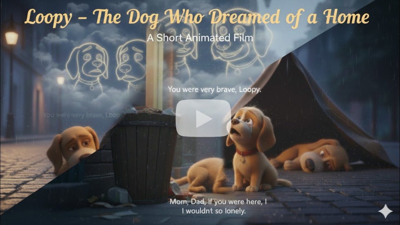 Loopy – The Dog Who Dreamed of a Home 🏡