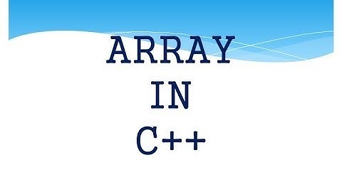 What is array c++ urdu/hindi