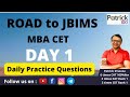 Road to jbims  day 1  daily practice questions  patrick dsouza