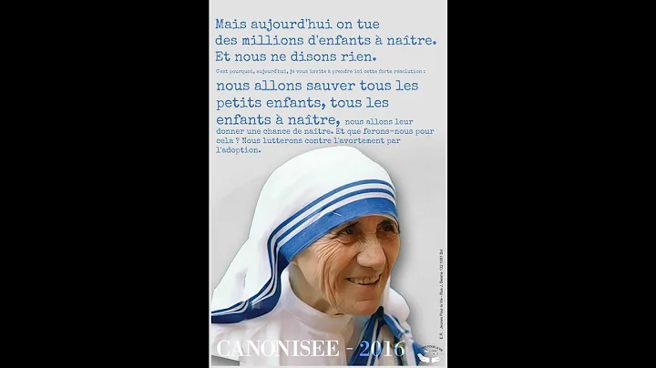 Pourquoi sainte mre Teresa est-elle si attaque sur...