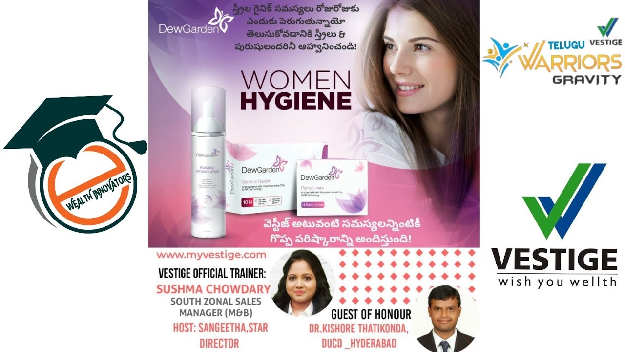 GYENIC ISSUES SOLUTION_ VESTIGE DEW GARDEN ANION SANITARY NAPKINS