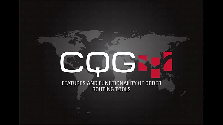 CQG Trading Video Collection
