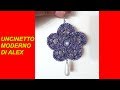 ORECCHINI UNCINETTO LAMINATI CON PERLINE E PENDENTE tutorial