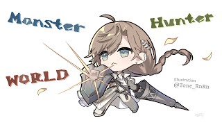 MHW:IB #15 | こんにちは操虫棍村のみなさん！狩りに行きます！ with星川 【にじさんじ/叶】