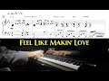 Feel like makin love roberta flack  jazz piano arrangement with sheet music by jacob koller