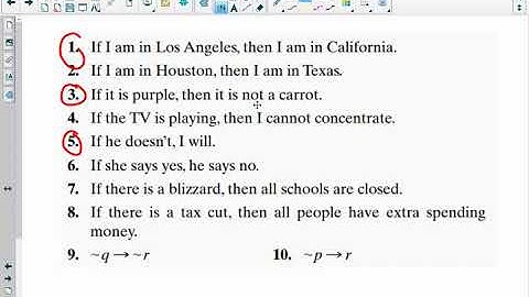 MGF1106 - 3.6 Negations of Conditional Statements and De Morgan