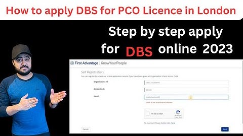 How to apply DBS for PCO licence London 2023 | DBS for PCO drivers London | uber driver in UK