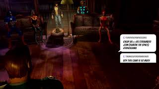 New years eve with marvel ultimate alliance.