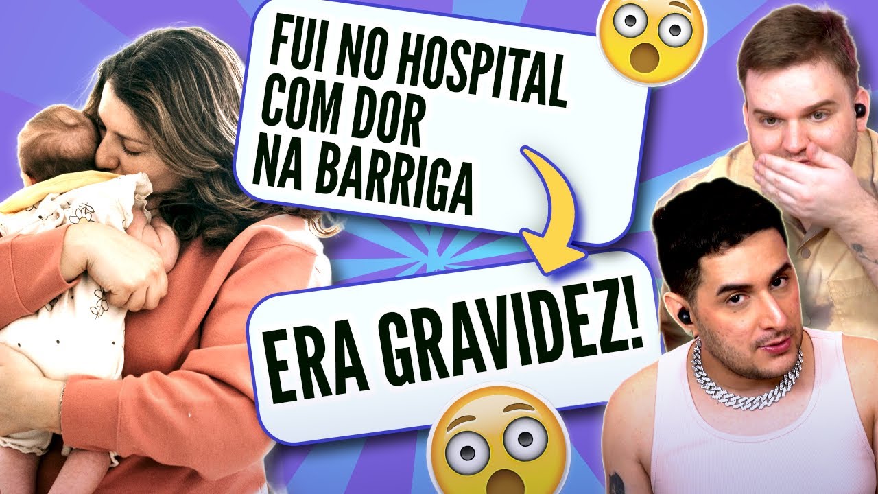 Ela NÃO SABIA que ESTAVA GRÁVIDA: Histórias chocantes de hospital