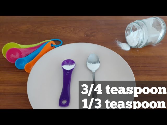 3/4 Teaspoon Of Baking Soda ||1/3 Teaspoon 5 Grams||Tips And Tricks ||  Kitchen Hacks 101 By Food Hut - Youtube