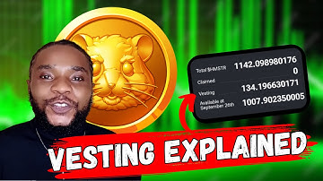 Hamster Kombat VESTING TOKEN EXPLAINED - Claimed Airdrop Unlocked for Withdrawal