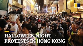 Subscribe to our channel for free here: https://sc.mp/subscribe-
halloween festivities in hong kong took on a darker tone than usual
thursd...