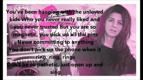 Marina and The Diamonds- I am not a robot Lyrics