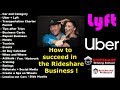 How to Succeed in the Rideshare Business with Uber and Lyft