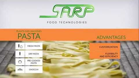 Line for lasagna and tagliatelle