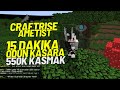 Odun Kırarak 15'Dakikada 550K Kazanmak -CRAFTRİSE AMETİST