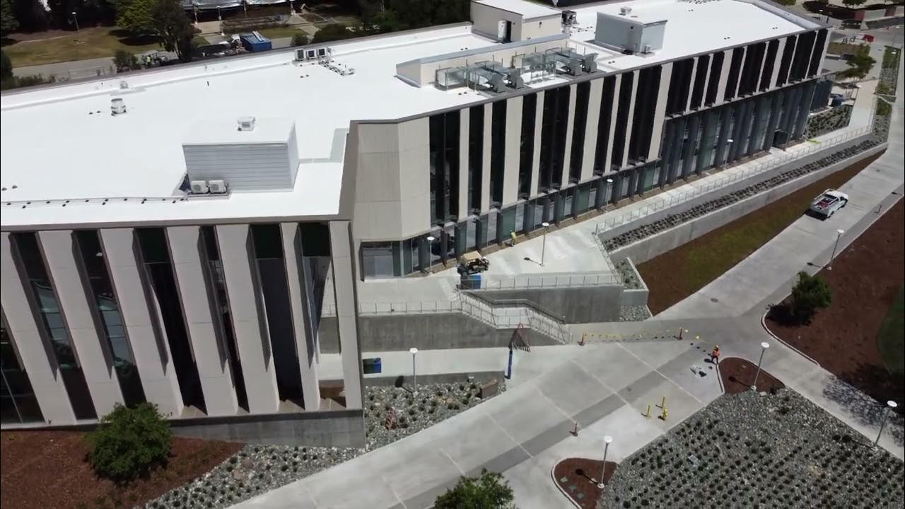 CSUEB CORE building circle mode on drone YouTube