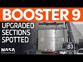 First Upgraded Sections of Booster 9 Spotted | SpaceX Boca Chica