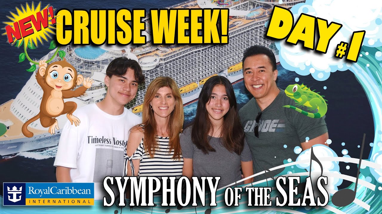 Ready go to ... https://youtu.be/uNSnjdRWP1o [ ALL NEW CRUISE WEEK!!! Royal Caribbean Symphony of the Seas! DOUBLE ROOM TOUR - DAY #1]