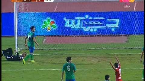 الهدف الأول للأهلي في مرمى المقاصة عن طريق أحمد عبدالظاهر
