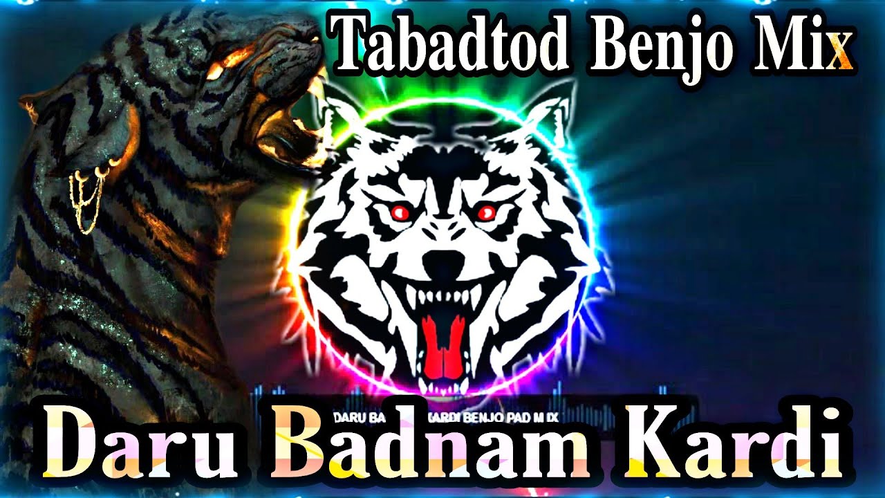 Daru Badnam Kardi New Benjo Octapad Mix Dhun Tiger Dance Benjo Mix 2021 Dj Sandal Benjo Mix