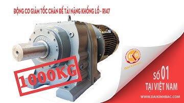 Động Cơ Giảm Tốc Tải Nặng Chân Đế Khổng Lồ | Model R147 | Đại Kinh Bắc