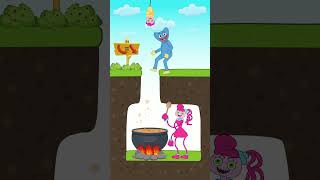 Good Baby Long Legs saved mother Mommy Long Legs from water | Funny Animation #shorts screenshot 5