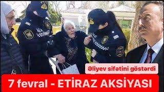 Seçki günü Bakıda ETİRAZ, polis z0rakılığı, Əliyev sifətini göstərdi