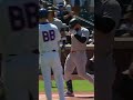 Yankees Jasson Dominguez and Aaron Judge hit back-to-back home runs against the Mets 7/4/25 #shorts