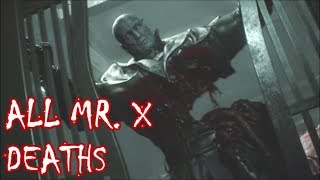 Resident Evil 2 - Both Mr. X (Tyrant) Deaths