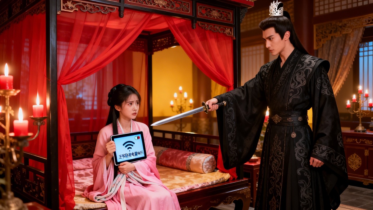 帶平板穿越古代，竟只有冷面王​​爺的床能連 WiFi！她為蹭網不擇手段爬床屢遭驅趕，一來二去的拉扯裡，冷面王爺逐漸沉淪情動！【王爷寝宫有WiFi】#重生 #逆襲#穿越#愛情#都市#爽劇#熱門#復仇