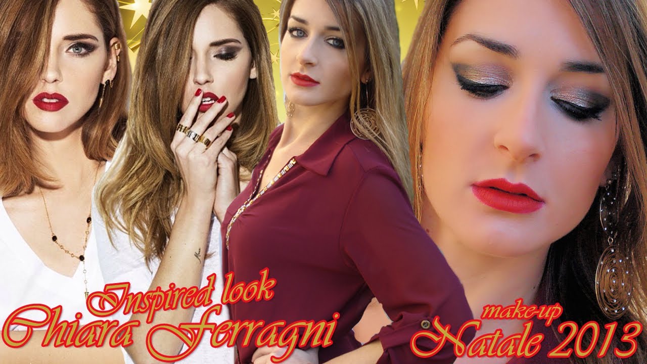 Trucco Per NATALE Chiara Ferragni Inspired Look CHRISTMAS Makeup