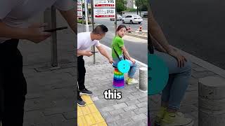 Portable folding stool