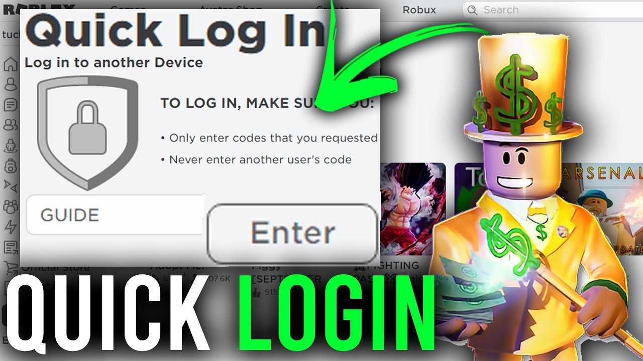 How To Login Roblox With QR Code (2023 Guide) 