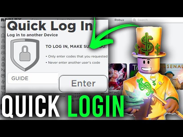 Quick Login – Roblox Support