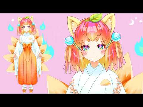 お狐巫女様 オリジナルVtuberモデル