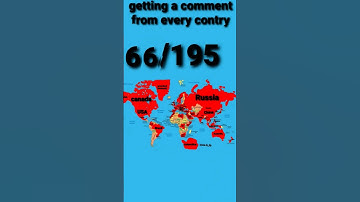 Getting a comment from every country 10 #worldmap #trend #shorts