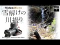 【自然音】川辺の雪解け RODE ロード VideoMicroで録音 作業用BGM 癒し リラックス ヒーリング ストレス解消 自然 音楽  Green Nature Relaxation Video